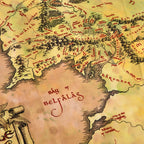 Product image The Lord of the Rings - Middle Earth Map Apron with Oven Glove