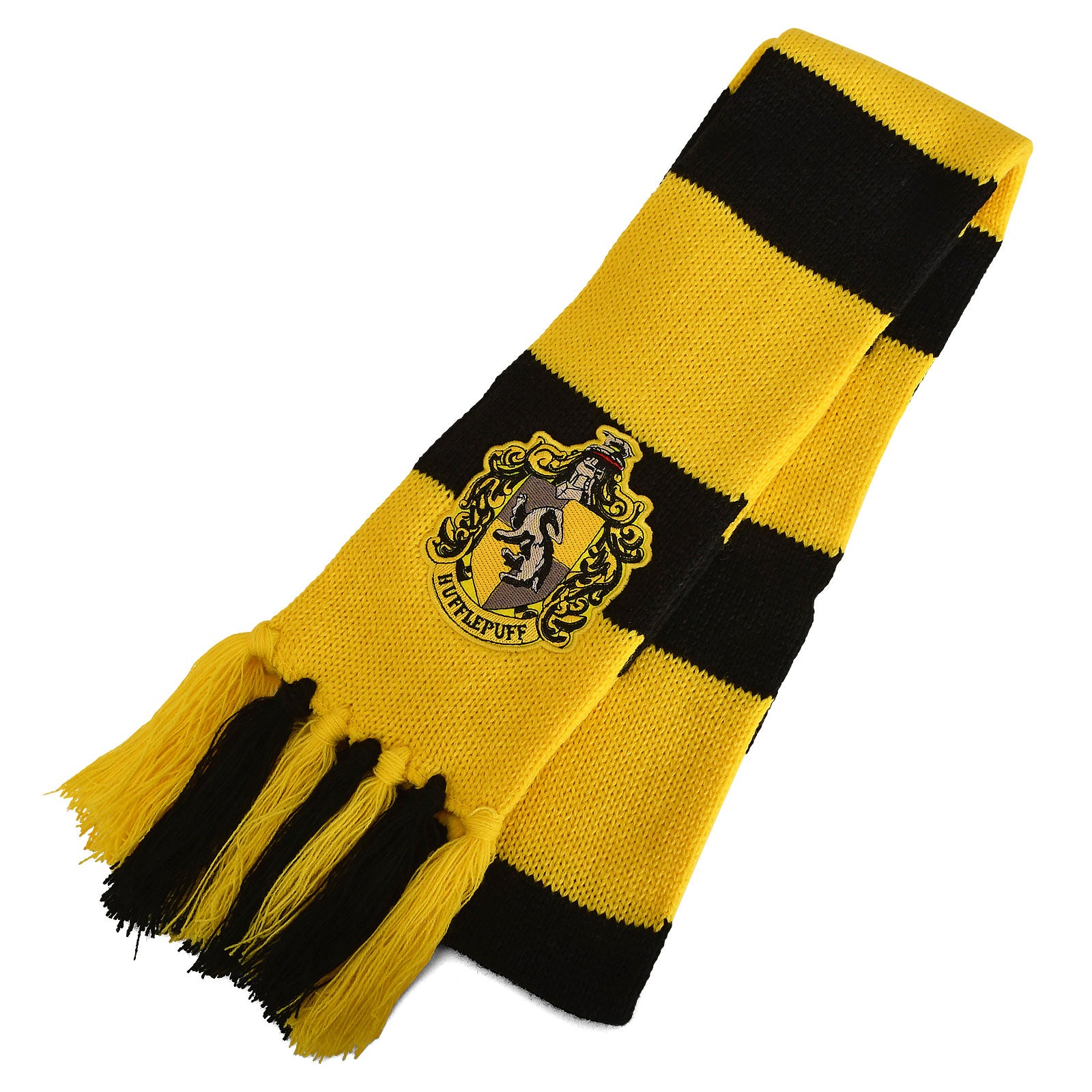 Immagine del prodotto Harry Potter - Sciarpa di maglia con stemma di Hufflepuff