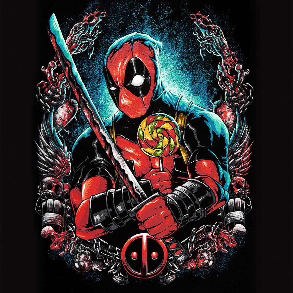 Immagine del prodotto Deadpool - Maglietta Lollipop nera