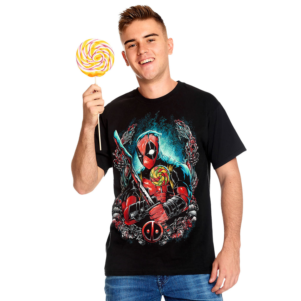 Immagine del prodotto Deadpool - Maglietta Lollipop nera