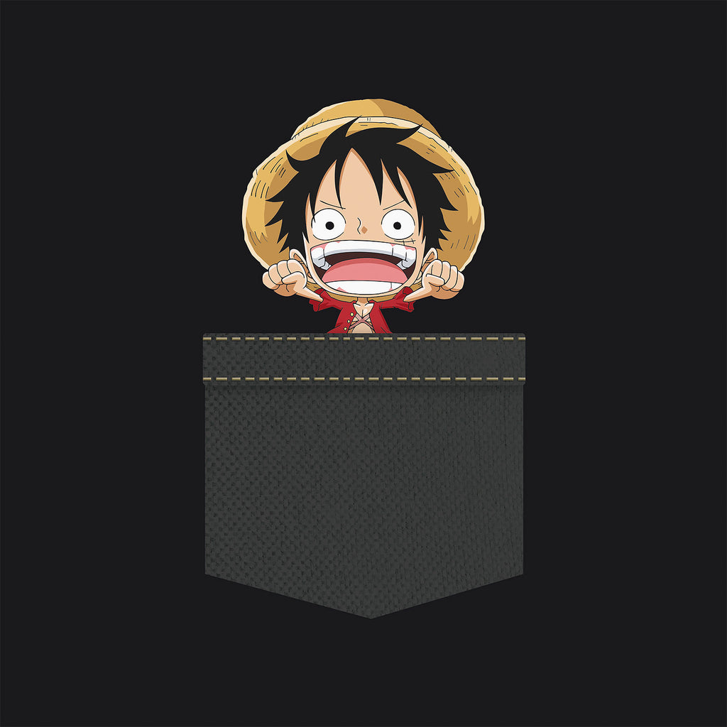 Immagine del prodotto One Piece - T-shirt Pocket Luffy nera