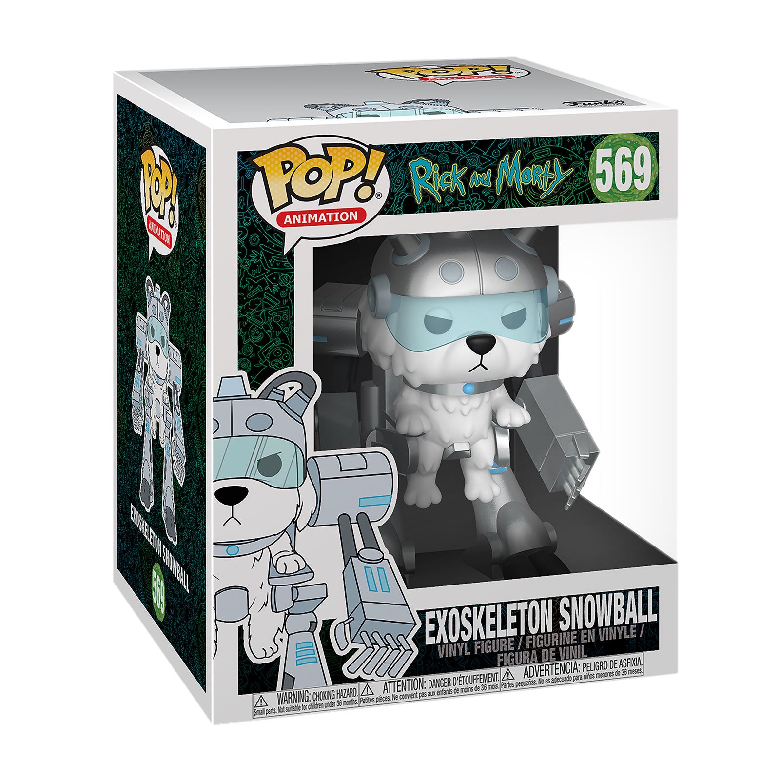 Immagine del prodotto Rick e Morty - Figura Funko Pop di Snowball in Exoskeleton da 14 cm