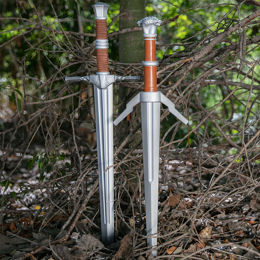 Immagine del prodotto Witcher - Set di armi imbottite LARP in acciaio e argento