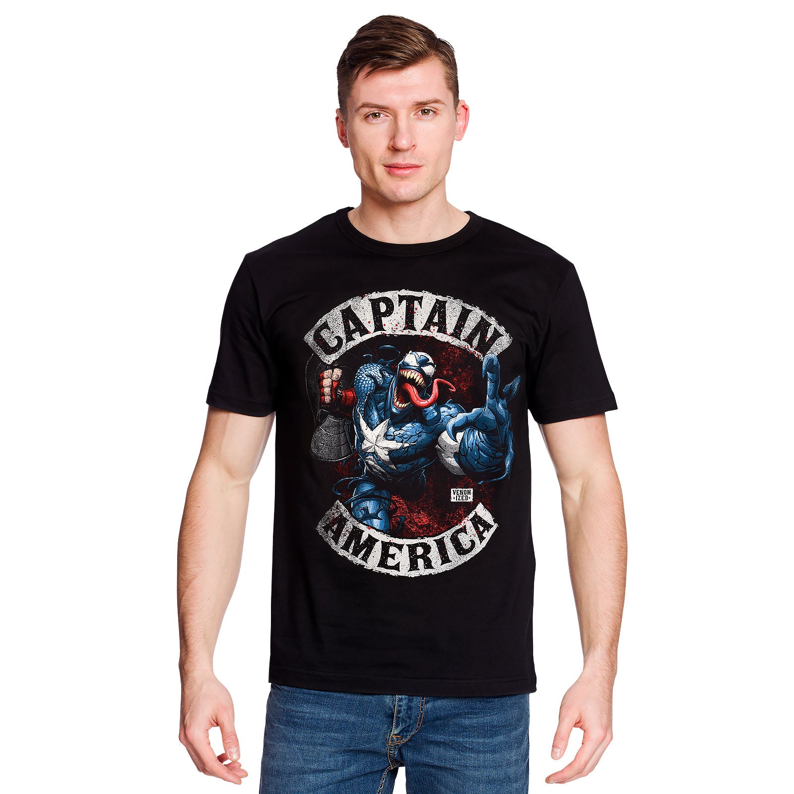 Immagine del prodotto Captain America - T-Shirt Venomizzata nera