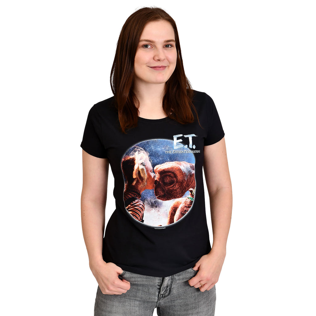 Immagine del prodotto T-shirt da donna E.T. e Gertie nera
