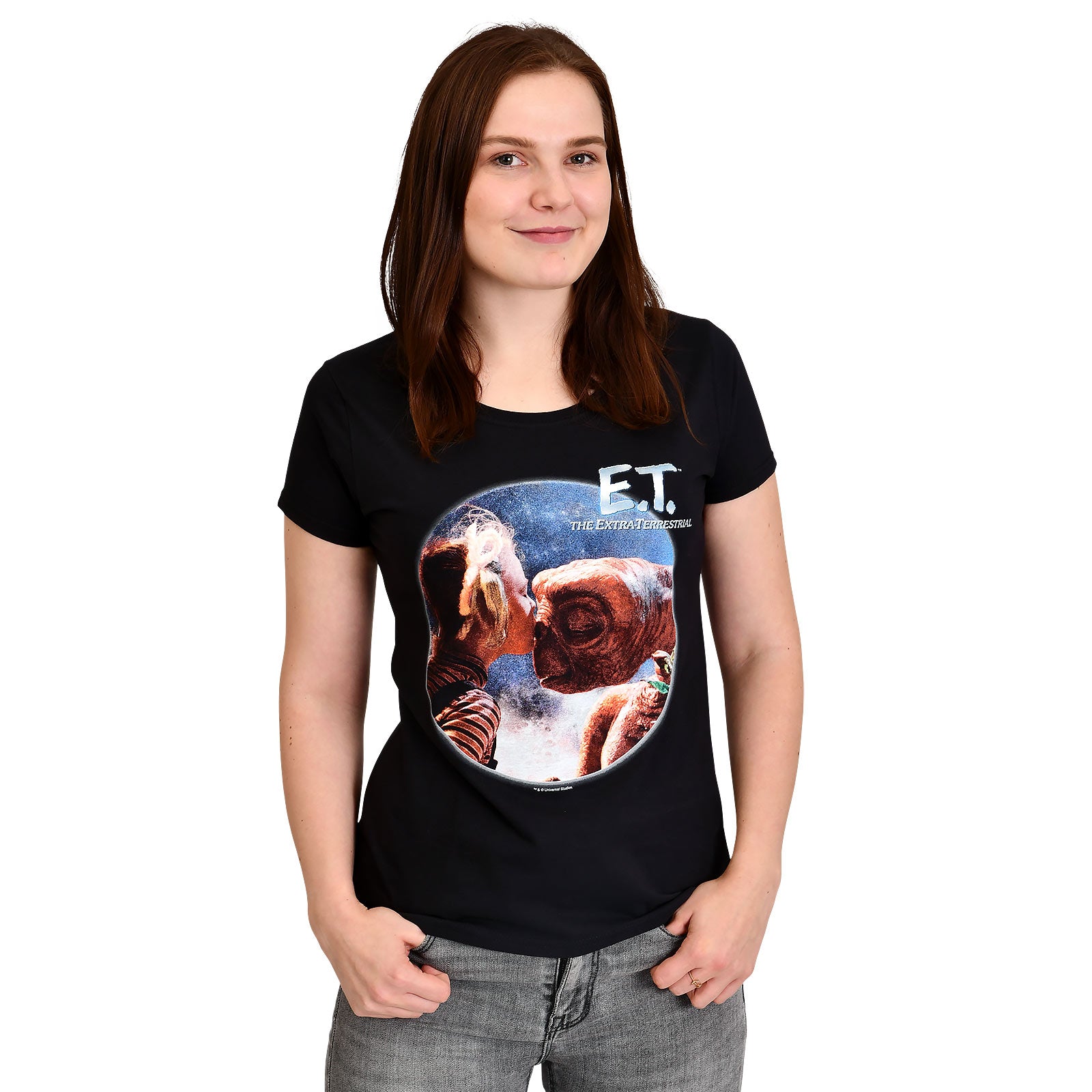 Immagine del prodotto T-shirt da donna E.T. e Gertie nera