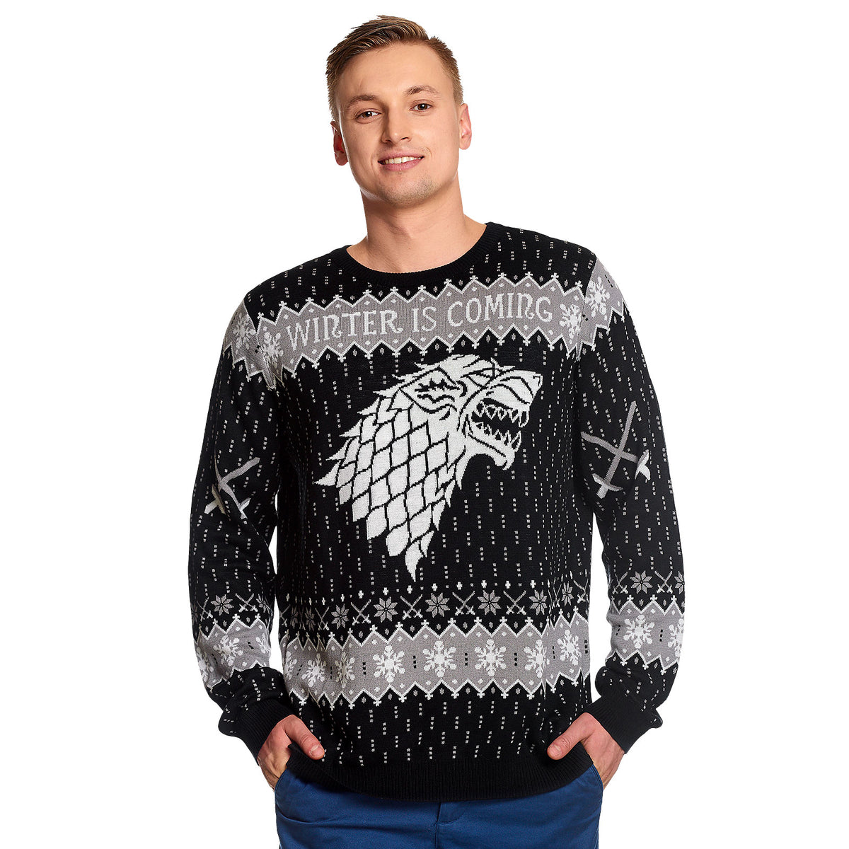 Immagine del prodotto Game of Thrones - Maglione a maglia con stemma Stark
