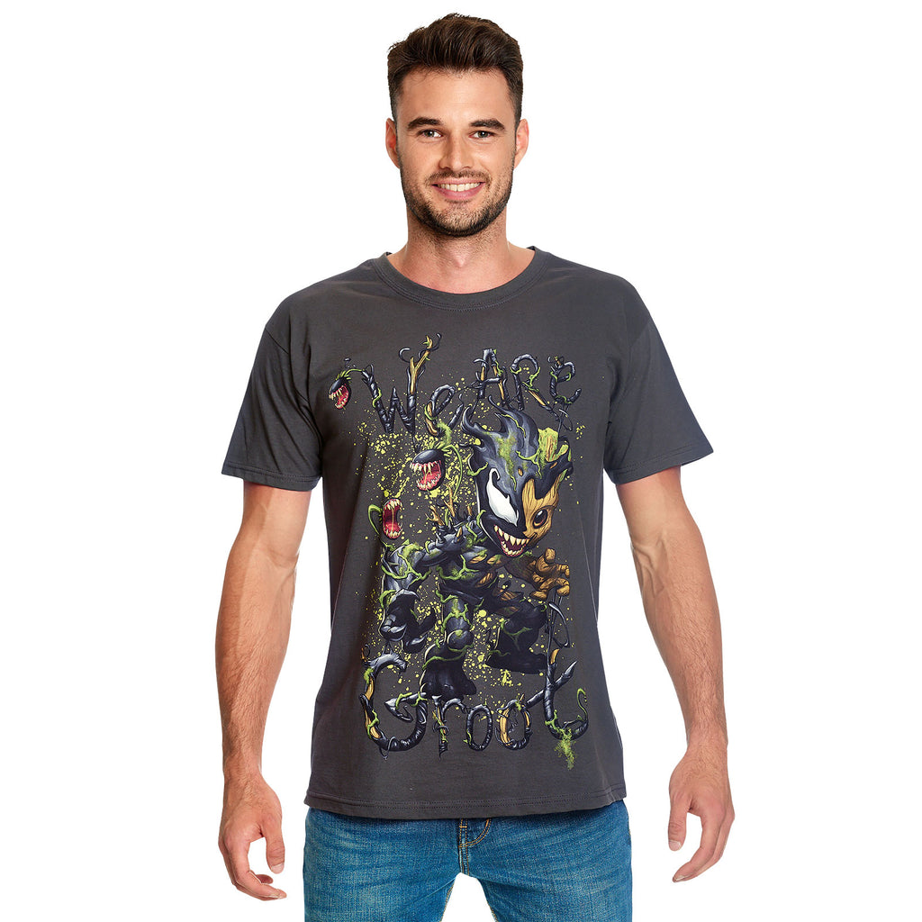 Immagine del prodotto Guardiani della Galassia - T-shirt Venomized Groot grigia