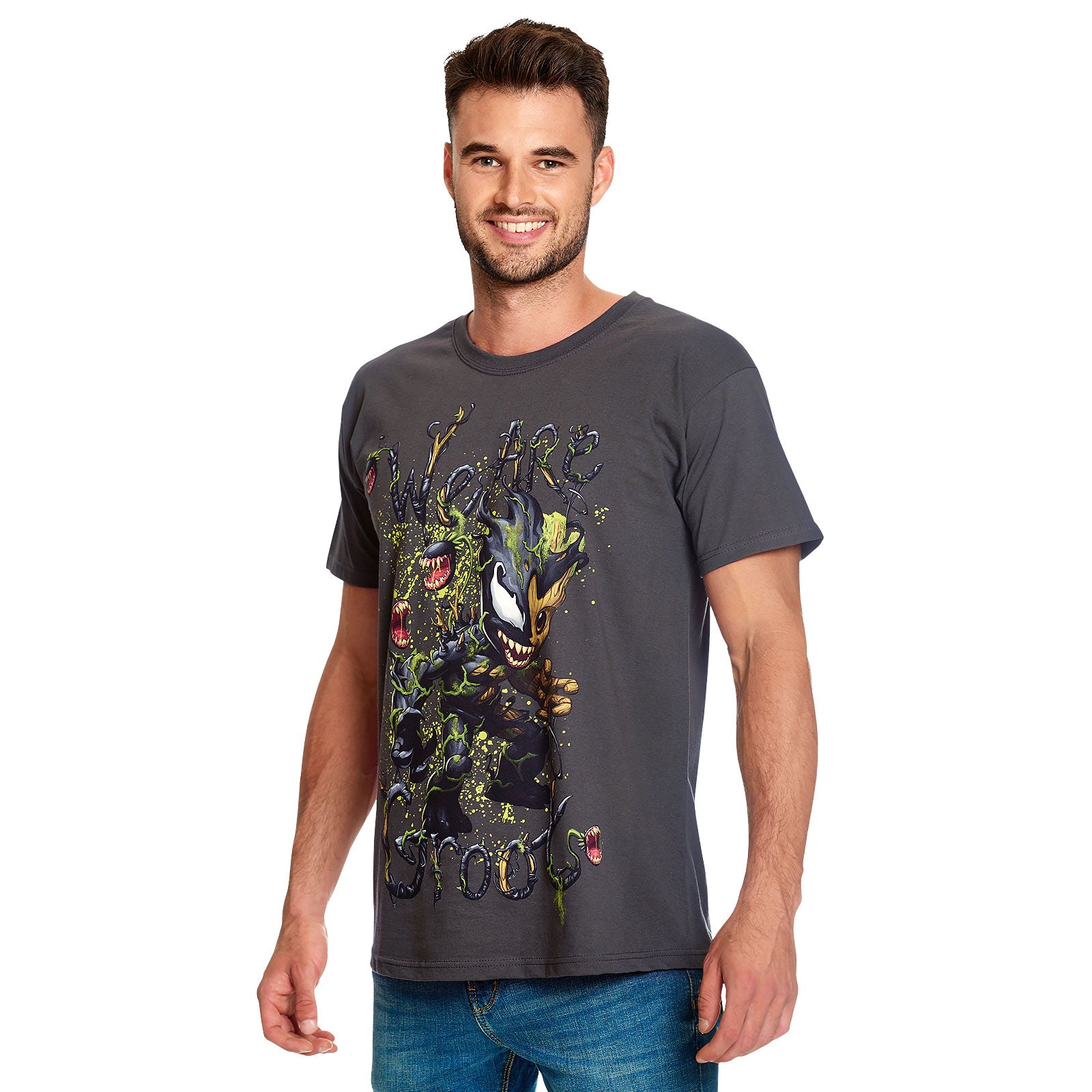 Immagine del prodotto Guardiani della Galassia - T-shirt Venomized Groot grigia