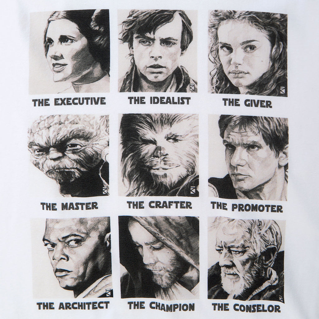 Immagine del prodotto Star Wars - T-shirt bianca con personaggi classici