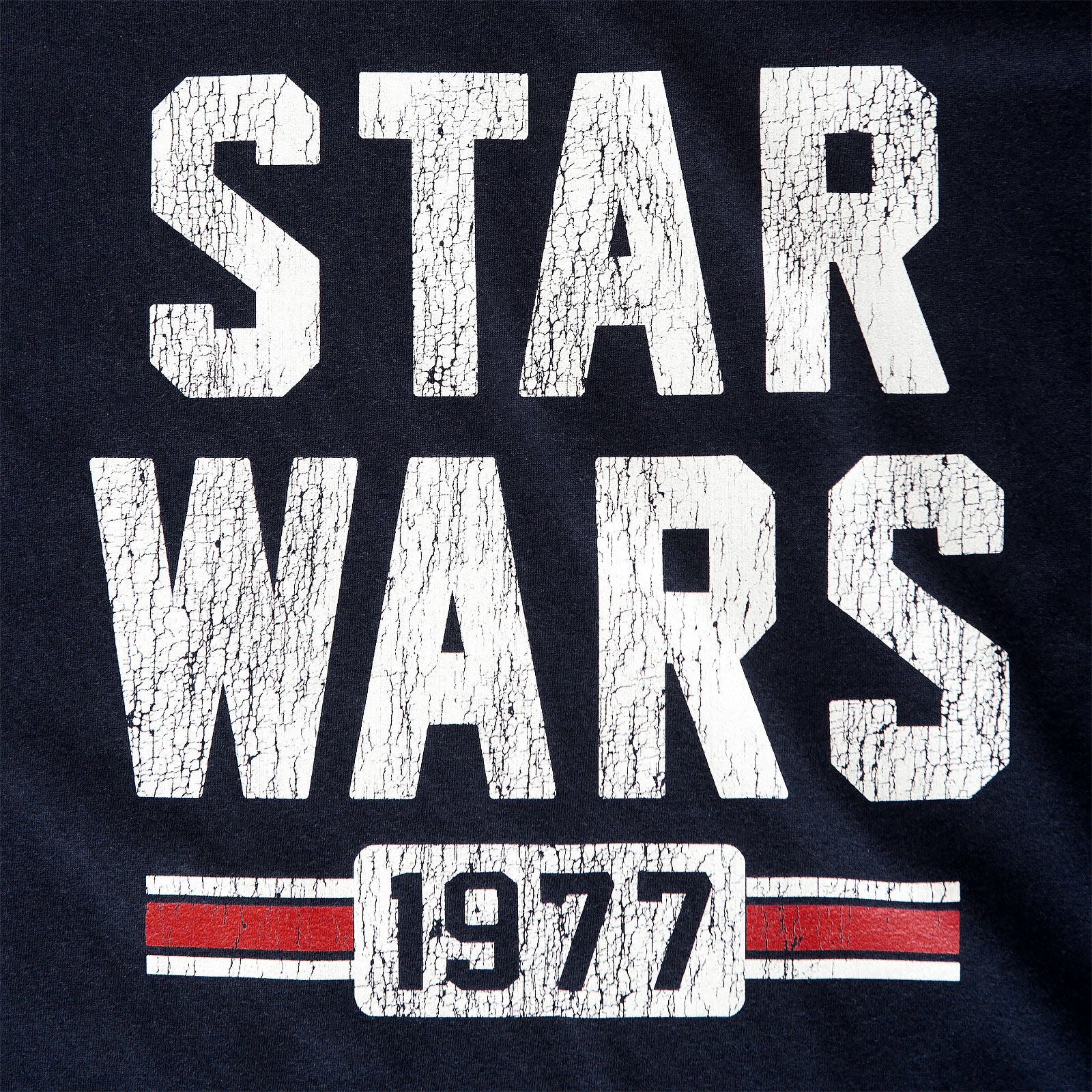 Immagine del prodotto T-shirt blu Star Wars del 1977 Distressed