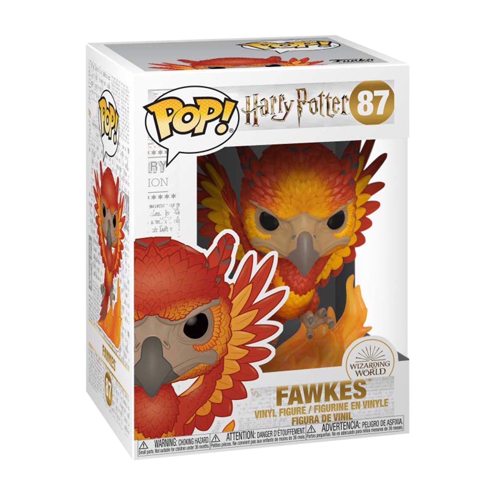 Immagine del prodotto Harry Potter - Fawkes con Fiamme Figura Funko Pop