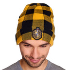 Immagine del prodotto Harry Potter - Berretto a Quadri con Stemma di Hufflepuff
