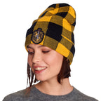 Immagine del prodotto Harry Potter - Berretto a Quadri con Stemma di Hufflepuff