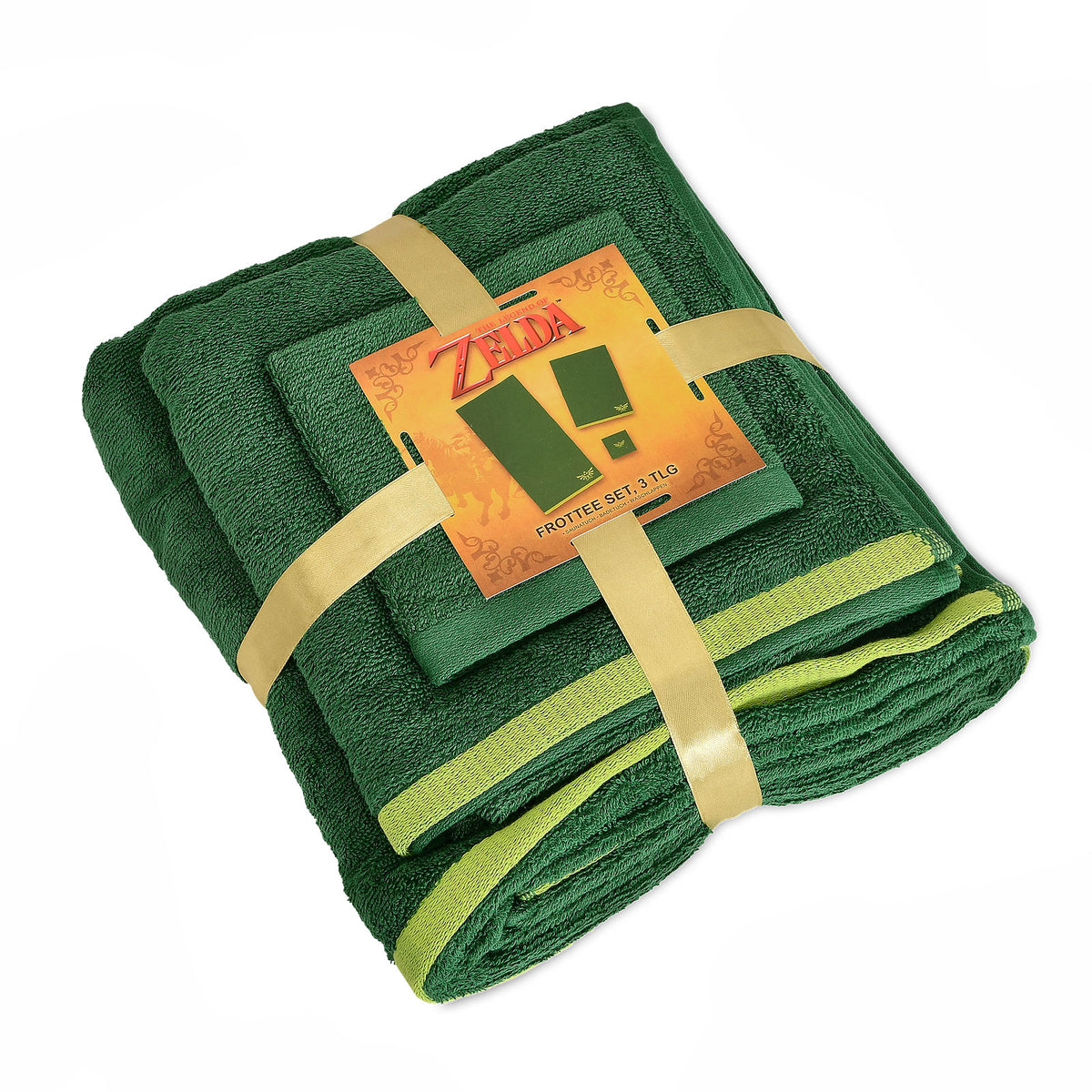 Immagine del prodotto Zelda - Set di 3 asciugamani e salvietta con logo Hyrule