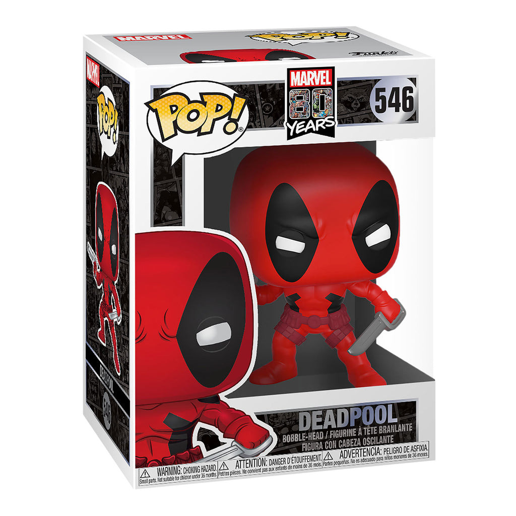 Immagine del prodotto Deadpool - Marvel 80 Years Funko Pop Figura a Testa Oscillante