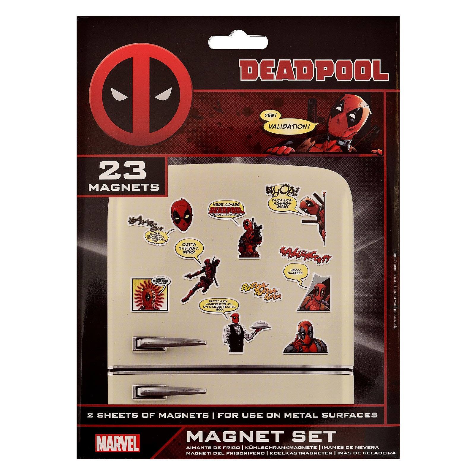 Immagine del prodotto Deadpool - Set di magneti a fumetti