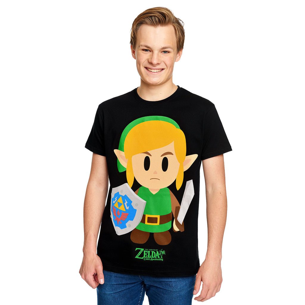 Immagine del prodotto Zelda - T-shirt nera di Link's Awakening