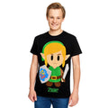 Immagine del prodotto Zelda - T-shirt nera di Link's Awakening