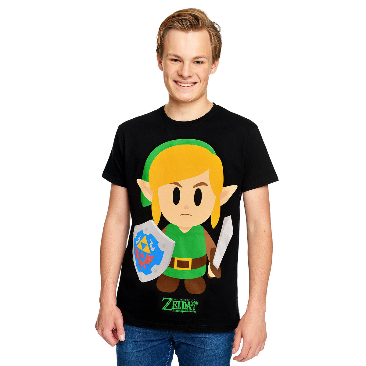 Immagine del prodotto Zelda - T-shirt nera di Link's Awakening