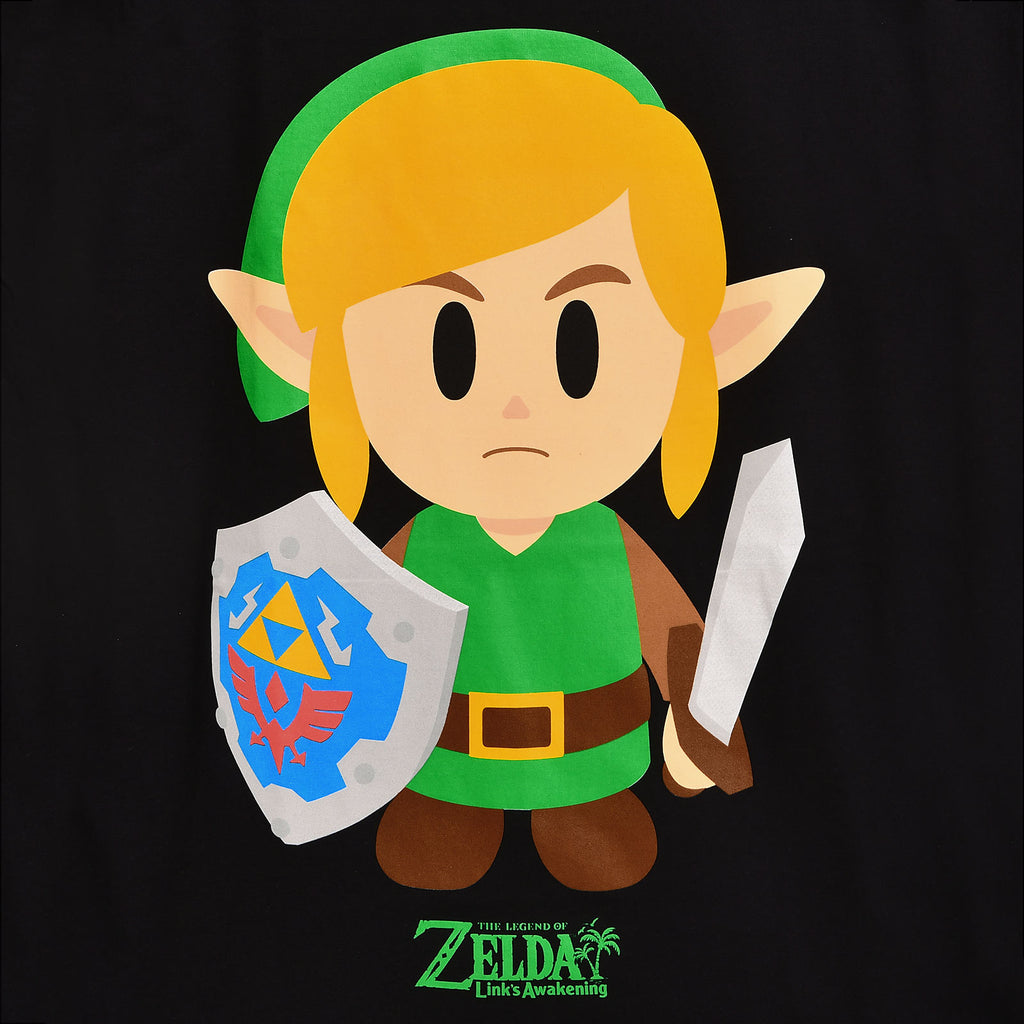 Immagine del prodotto Zelda - T-shirt nera di Link's Awakening