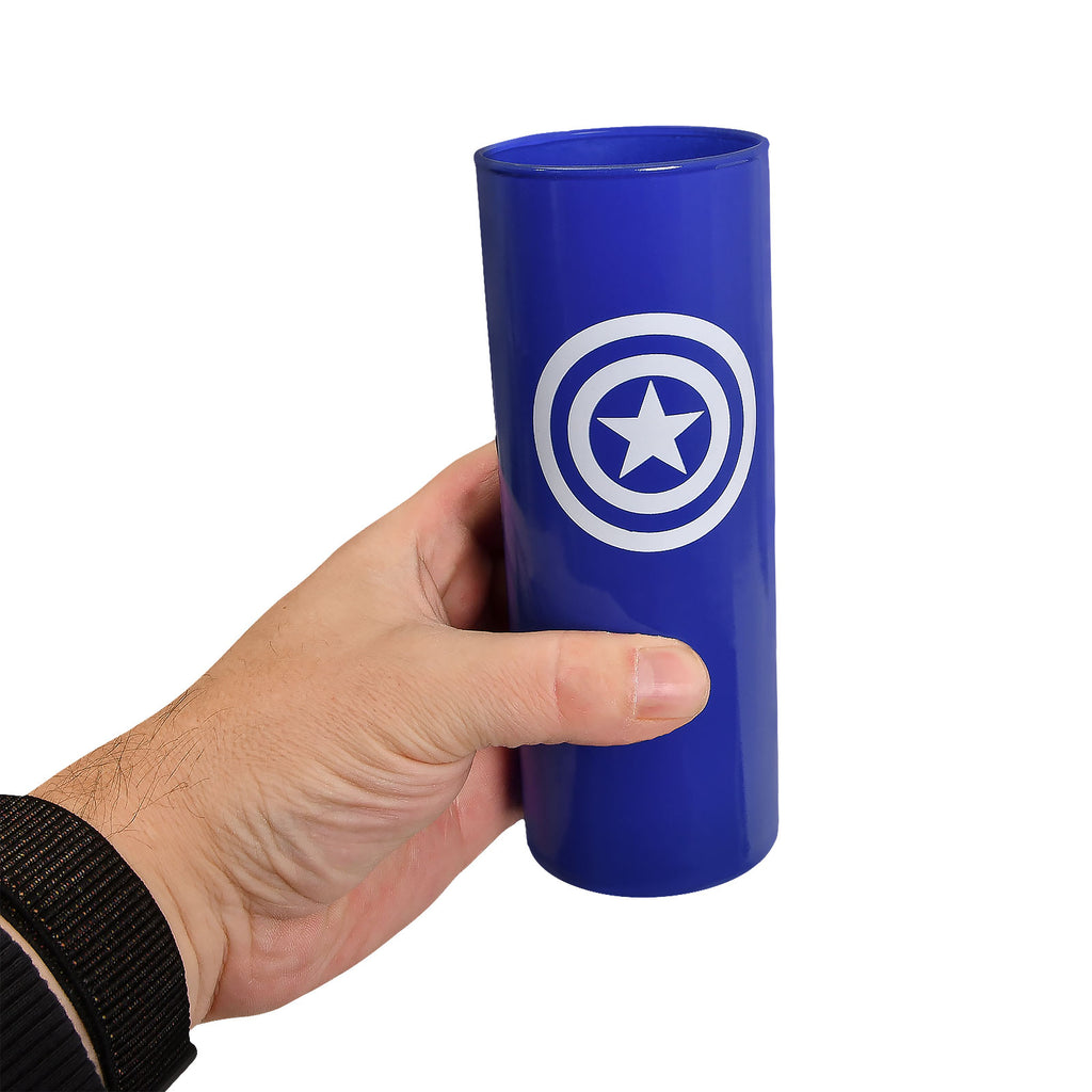 Immagine del prodotto Capitan America - Bicchiere con logo scudo blu