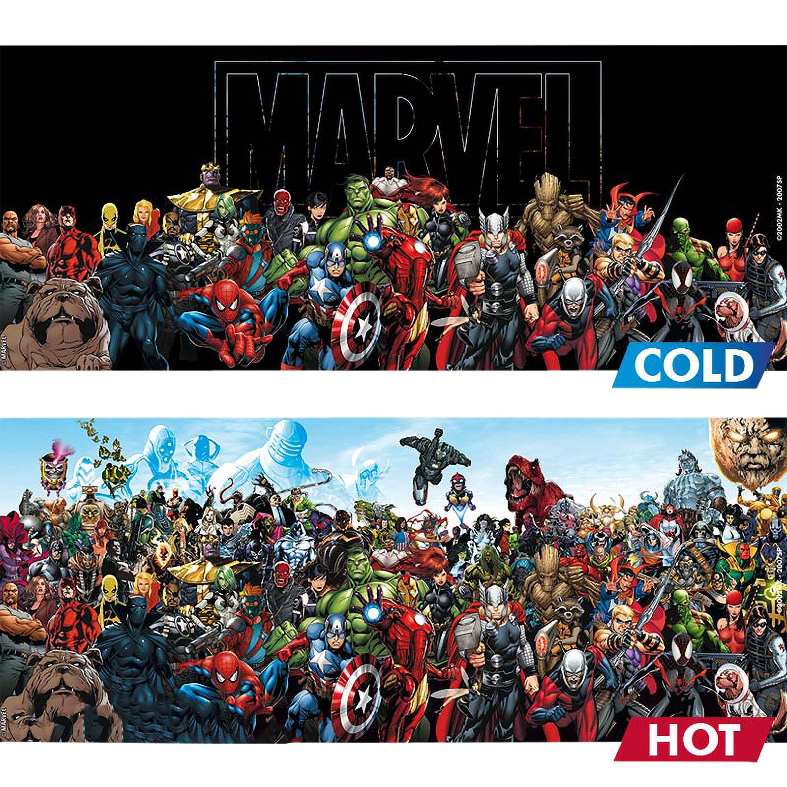 Product image Marvel - Heroes Thermo Effect Mug
