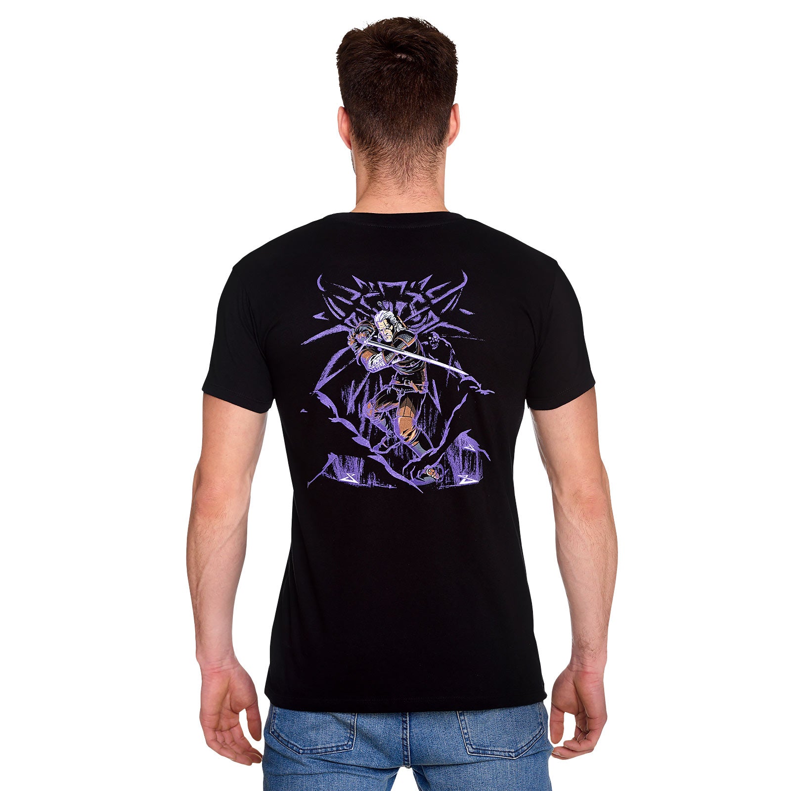 Immagine del prodotto Witcher - Geralt Macellaio di Blaviken T-shirt che brilla al buio nero