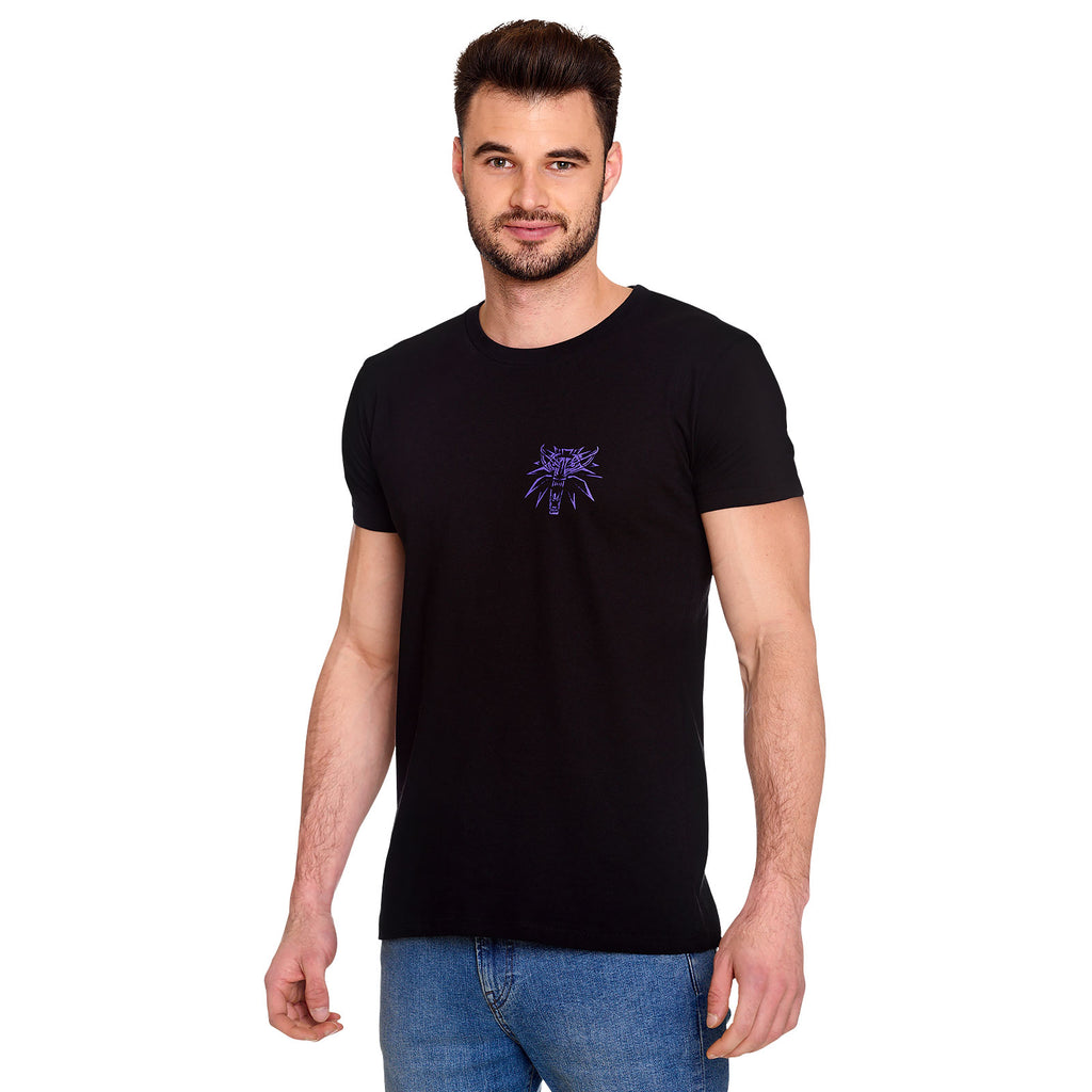 Immagine del prodotto Witcher - Geralt Macellaio di Blaviken T-shirt che brilla al buio nero