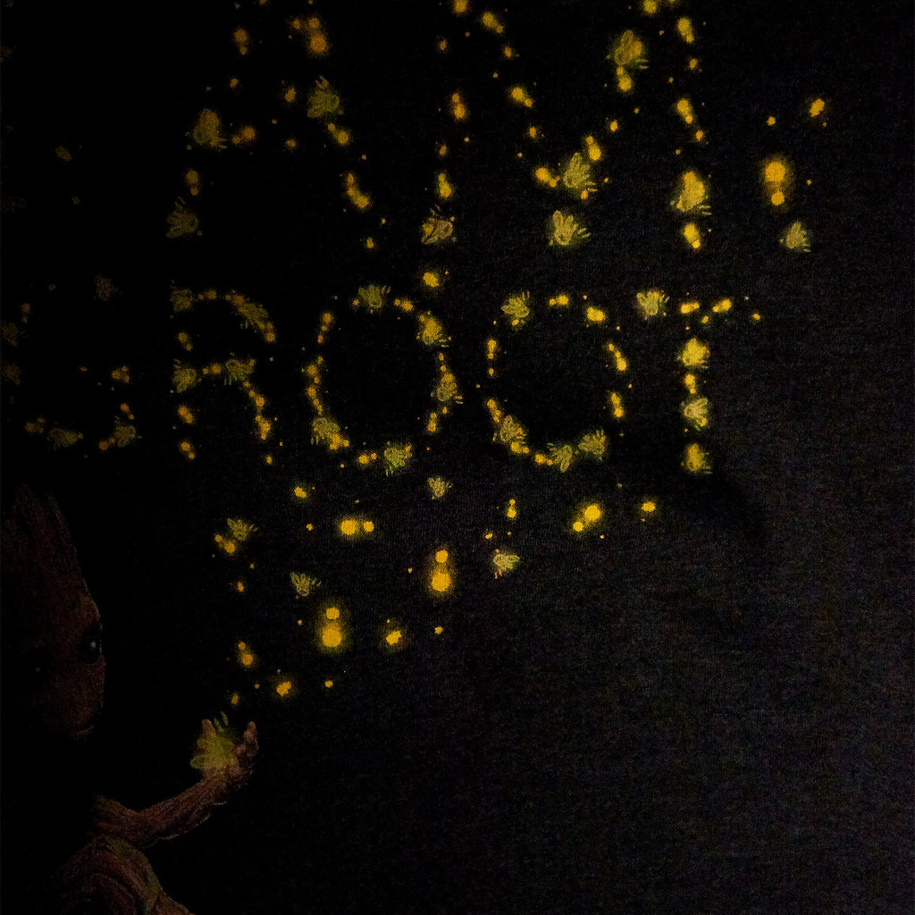 Immagine del prodotto Guardiani della Galassia - T-shirt Groot Glow in the Dark per bambini grigio