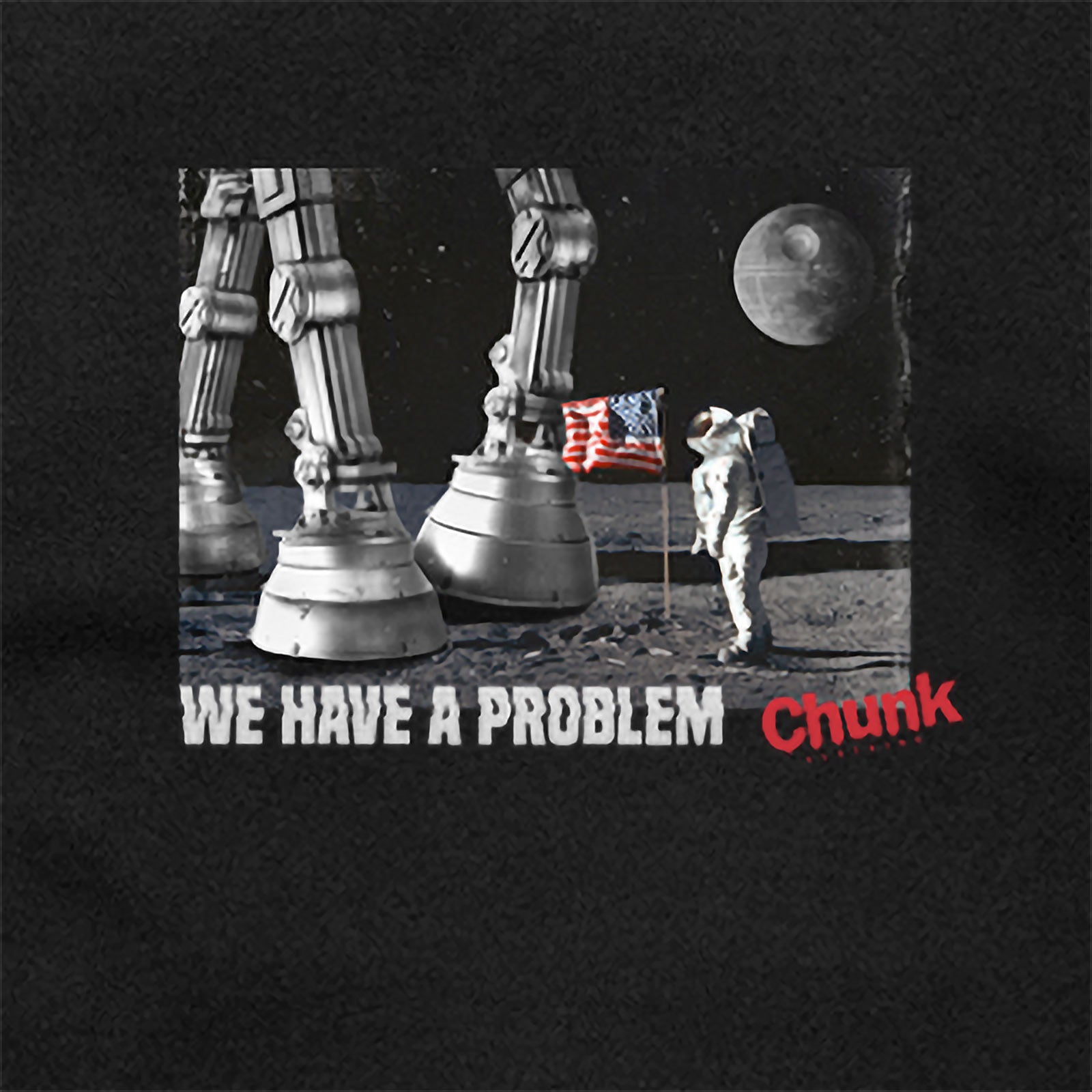 Immagine del prodotto T-shirt Houston Abbiamo un Problema per i fan di Star Wars nera