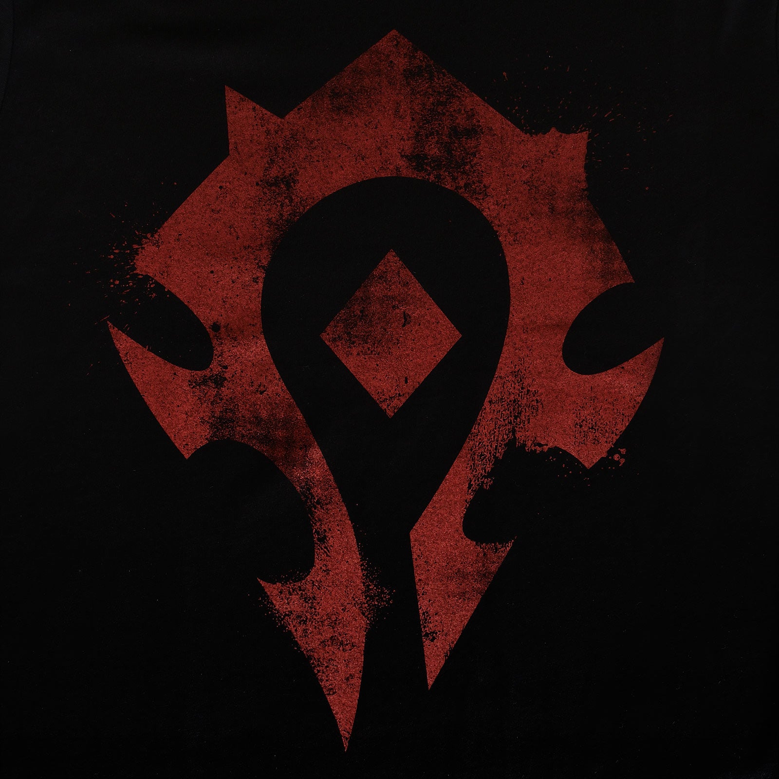 Immagine del prodotto World of Warcraft - T-shirt nera con logo della Horda a spray