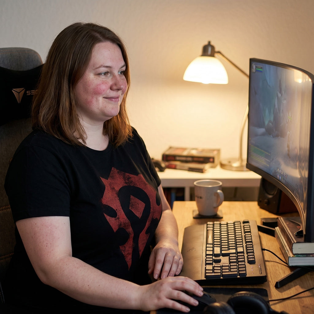 Immagine del prodotto World of Warcraft - T-shirt nera con logo della Horda a spray