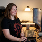 Immagine del prodotto World of Warcraft - T-shirt nera con logo della Horda a spray
