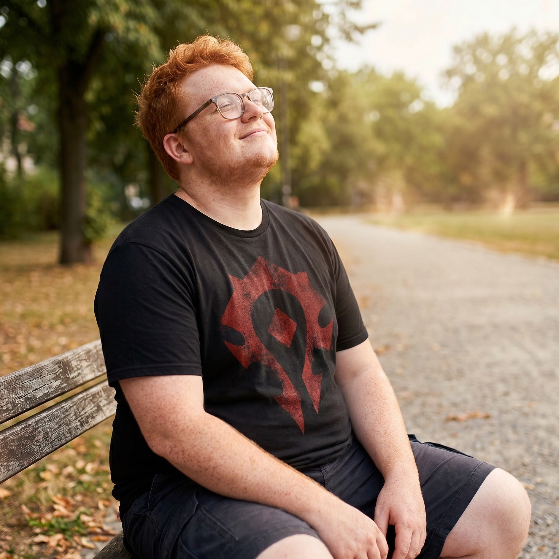 Immagine del prodotto World of Warcraft - T-shirt nera con logo della Horda a spray