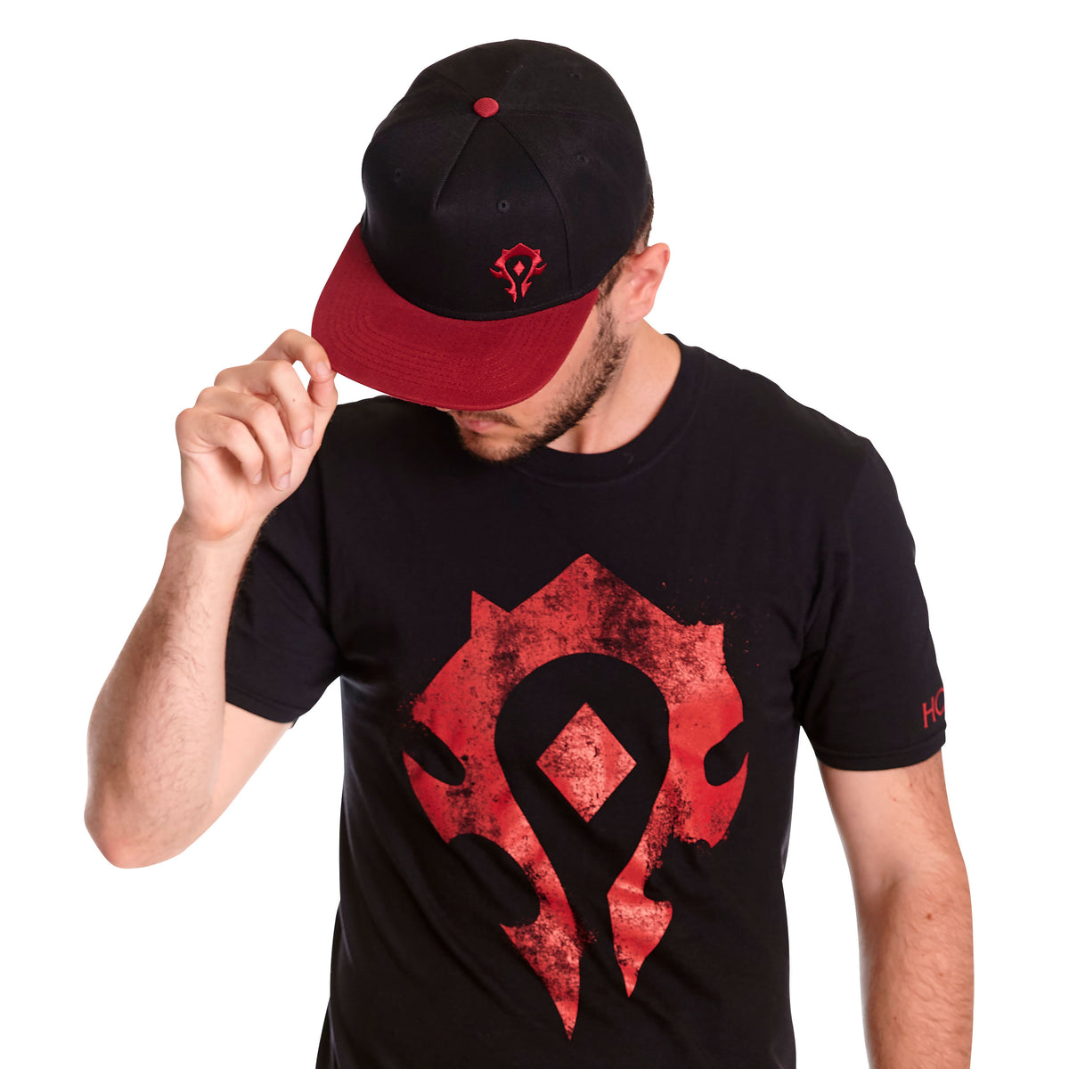 Immagine del prodotto World of Warcraft - Cappellino Snapback con il Logo della Horda nero-rosso