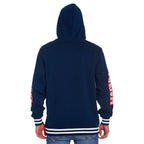 Immagine del prodotto Captain America - Felpa con cappuccio con logo dello scudo in blu distressed