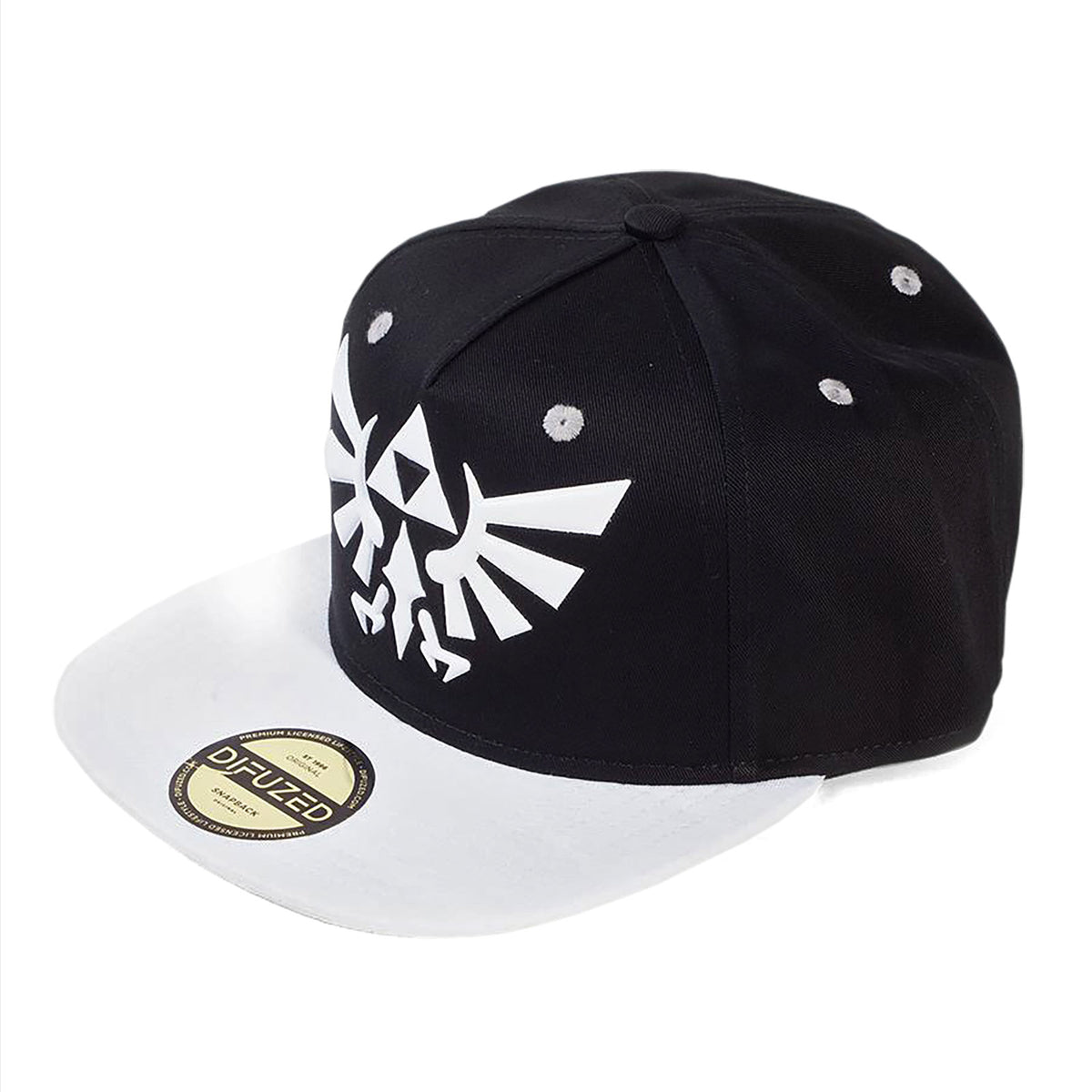 Product image Zelda - Hyrule Logo Snapback Cap black-white