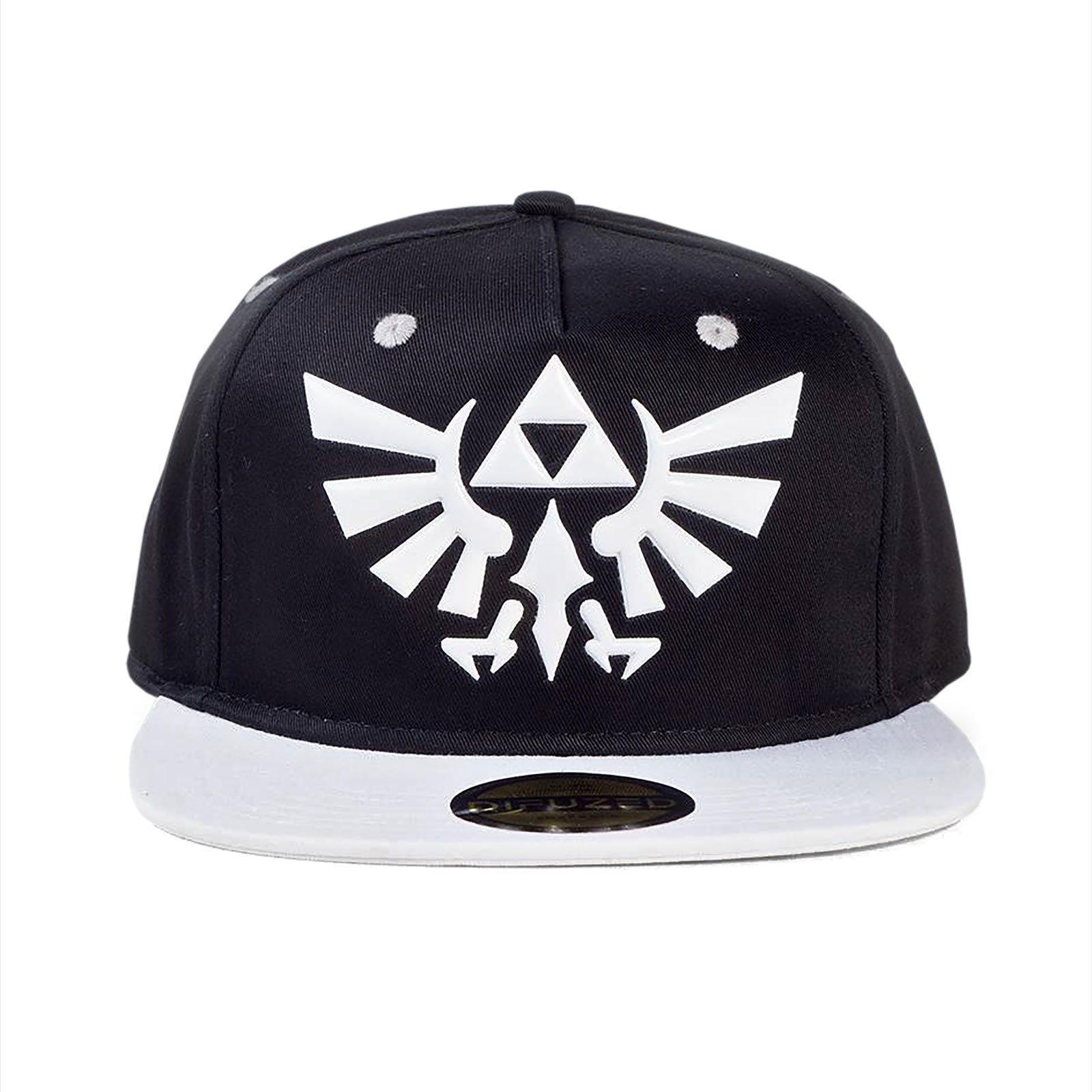 Product image Zelda - Hyrule Logo Snapback Cap black-white