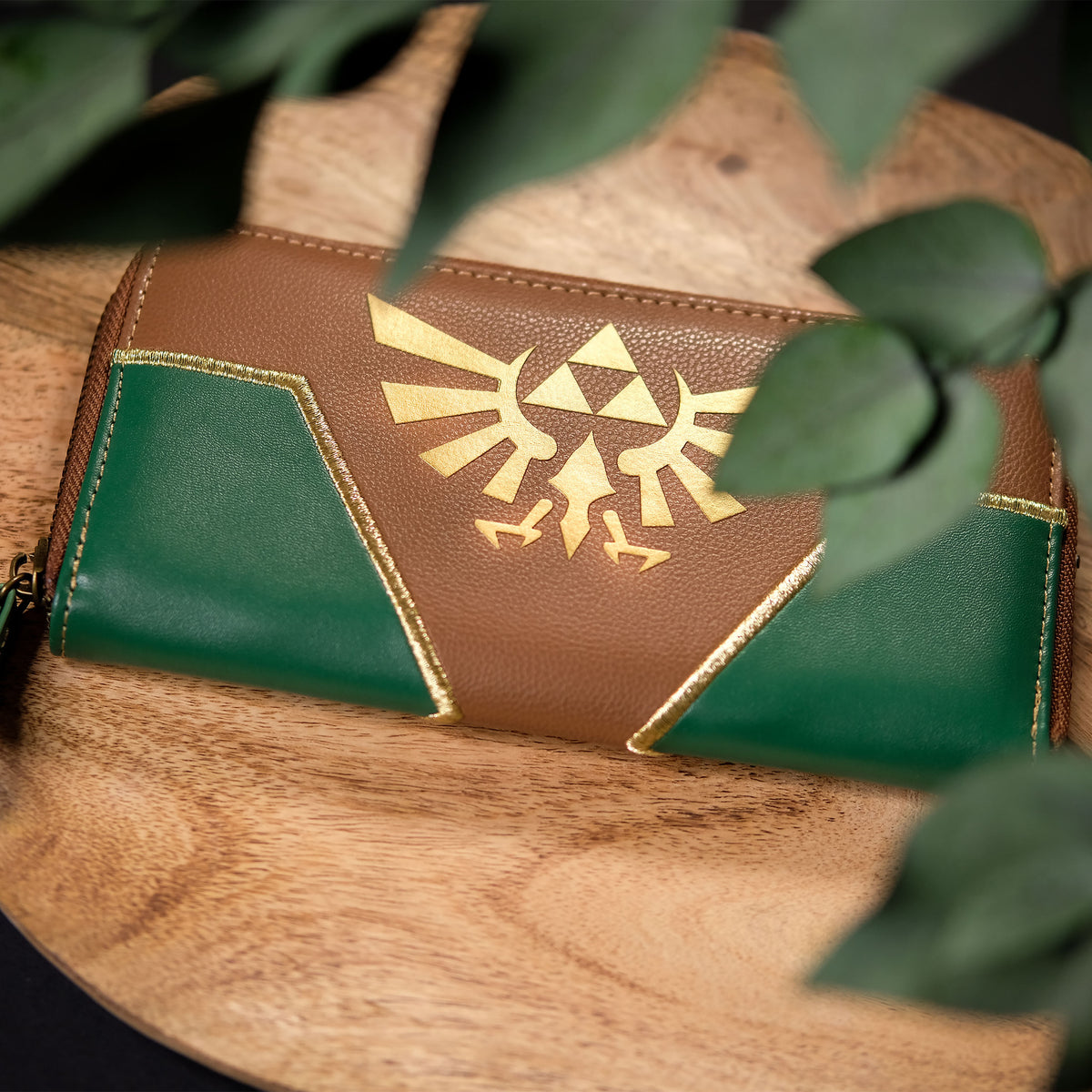 Immagine del prodotto Zelda - Portafoglio con logo Hyrule verde-marrone