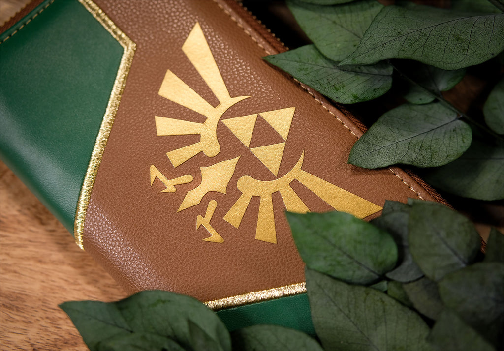 Immagine del prodotto Zelda - Portafoglio con logo Hyrule verde-marrone
