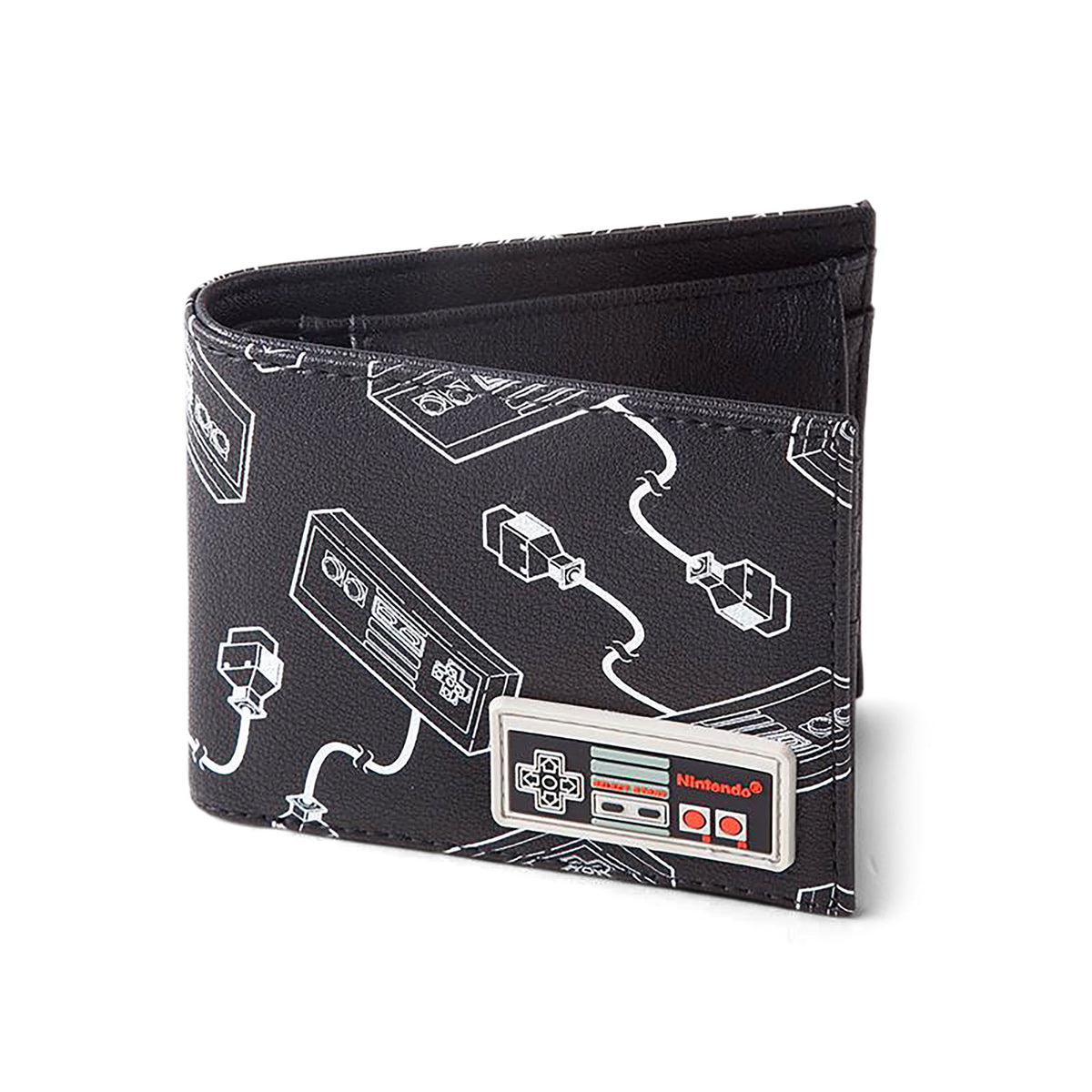 Immagine del prodotto Nintendo - Portafoglio nero con controller NES