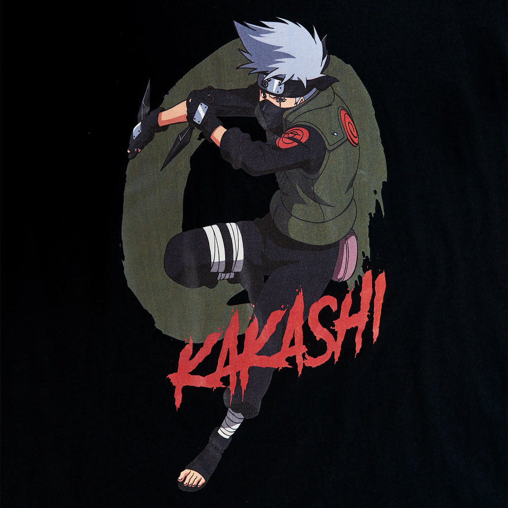 Immagine del prodotto Naruto - T-shirt nera del personaggio Kakashi