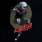 Immagine del prodotto Naruto - T-shirt nera del personaggio Kakashi