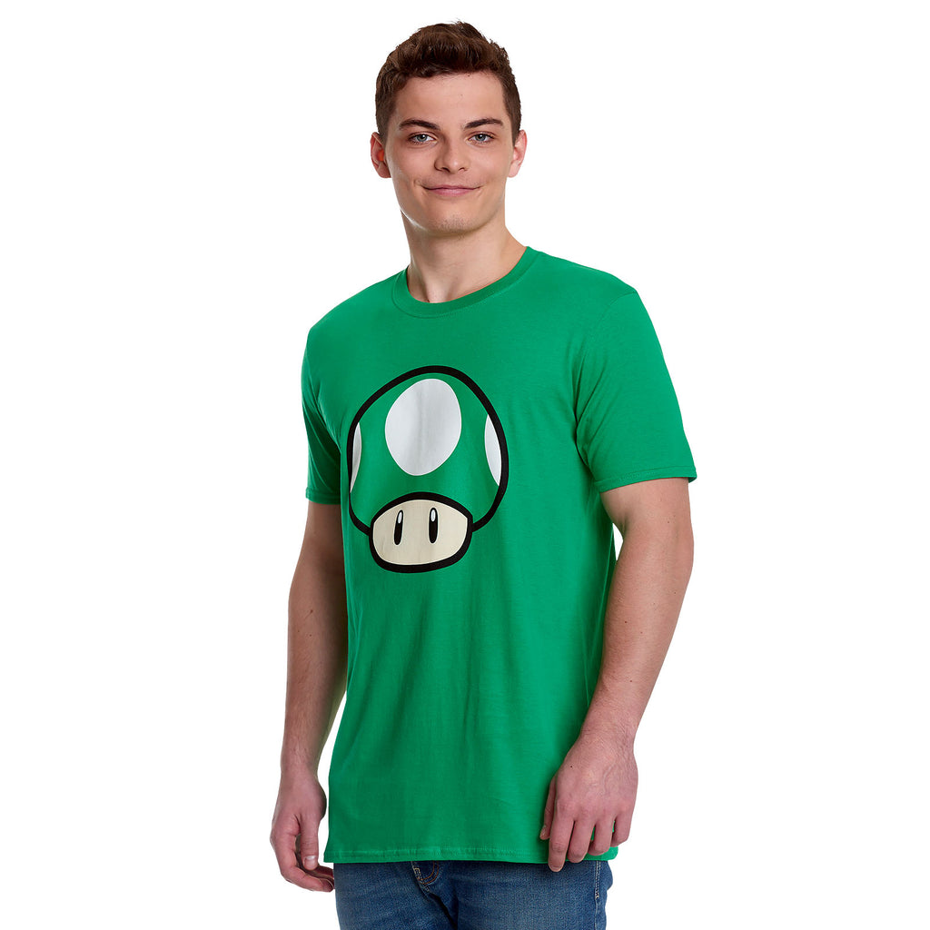 Immagine del prodotto Super Mario - T-shirt verde con fungo 1 UP