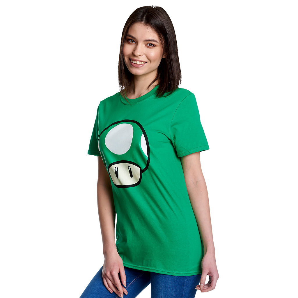 Immagine del prodotto Super Mario - T-shirt verde con fungo 1 UP