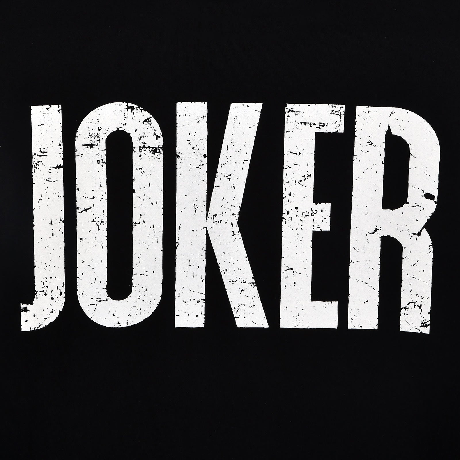 Immagine del prodotto T-shirt nera con logo Joker Distressed