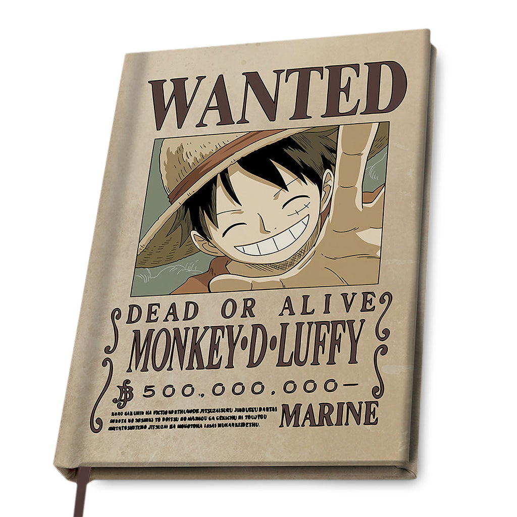 Immagine del prodotto One Piece - Wanted Luffy Quaderno A5