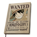 Immagine del prodotto One Piece - Wanted Luffy Quaderno A5