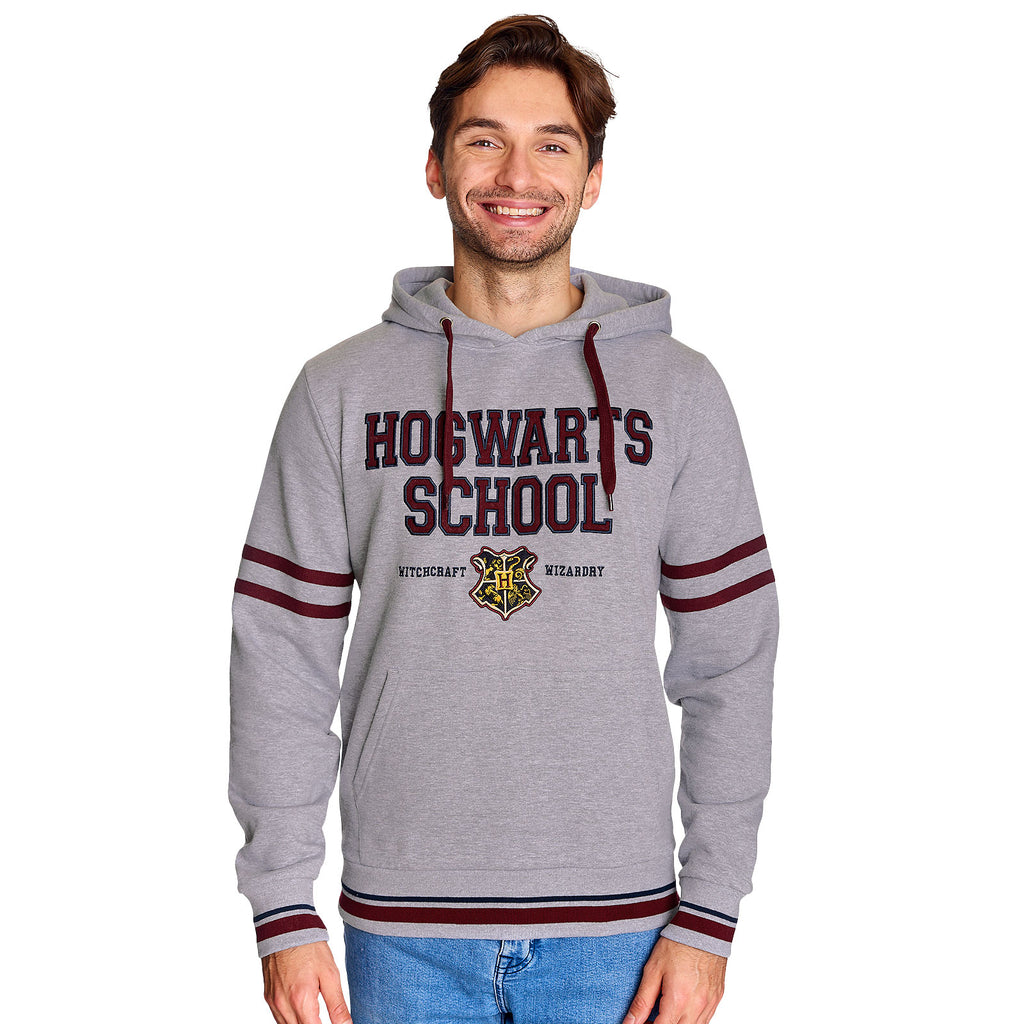 Immagine del prodotto Harry Potter - Felpa con cappuccio della Scuola Hogwarts grigia
